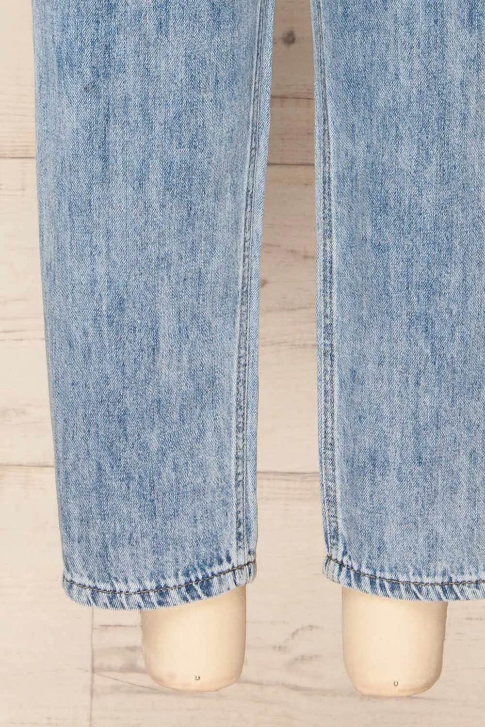 Gutierrez | Cropped Denim Pants w/ Elastic Waist