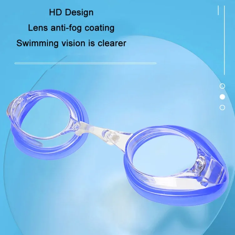 HAIZID Adult Competition Training Transparent Myopia Swimming Goggles, Color: 580AF Gray