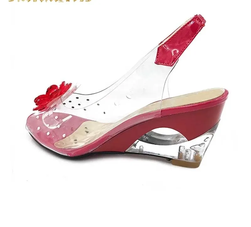 High Heels Casual Jelly Women Sandals