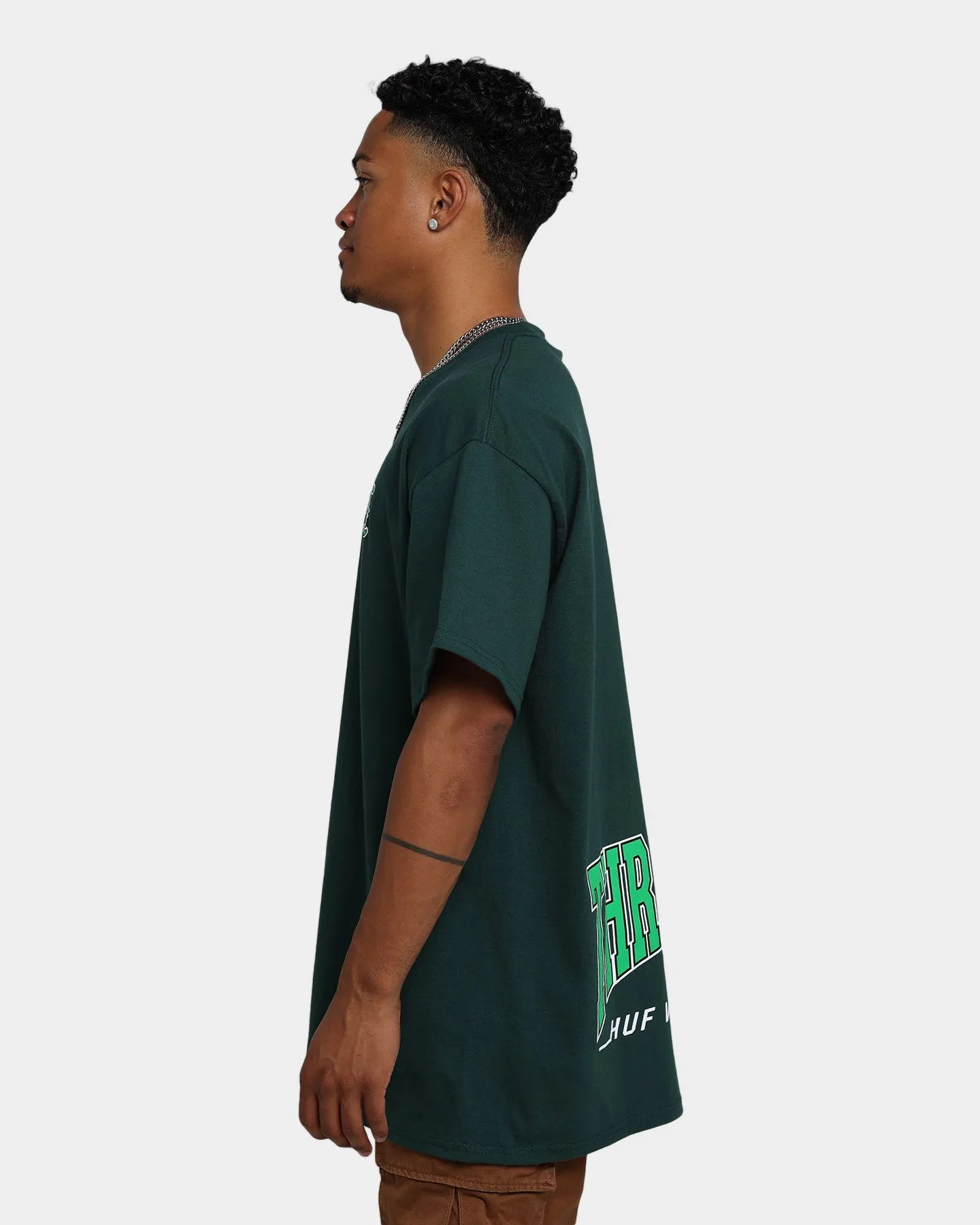 HUF X Thrasher High Point T-Shirt Forest Green