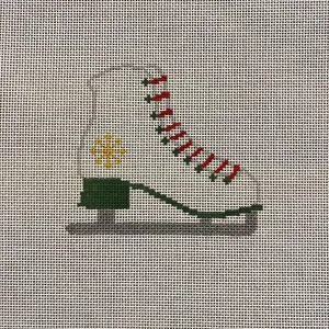 Ice Skate Ornament Canvas