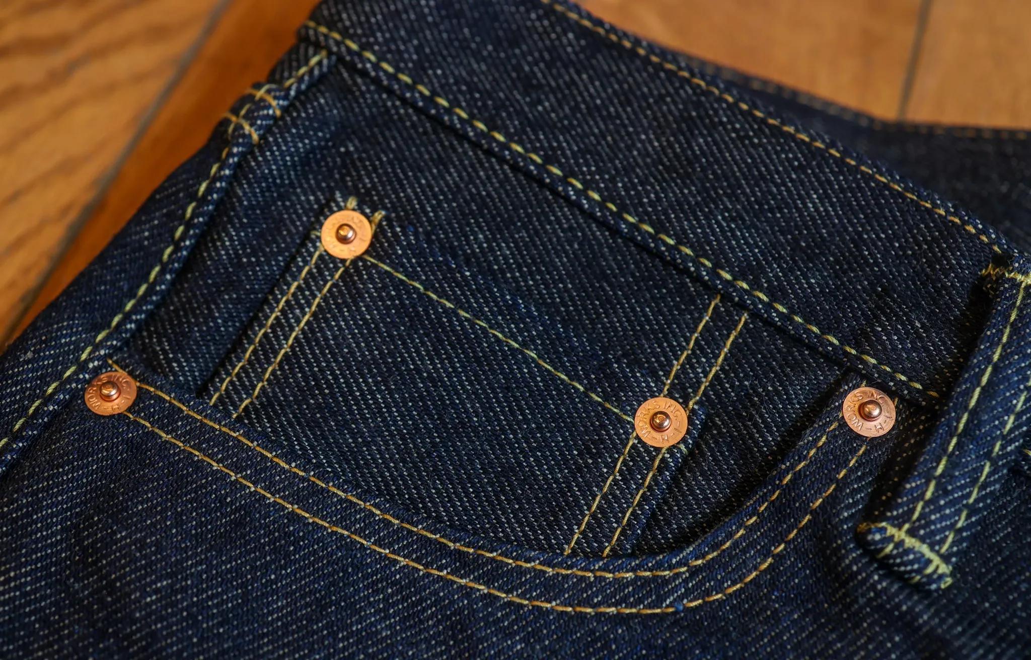 Iron Heart IH-555S-21 - 21oz. Selvedge Denim Super Slim