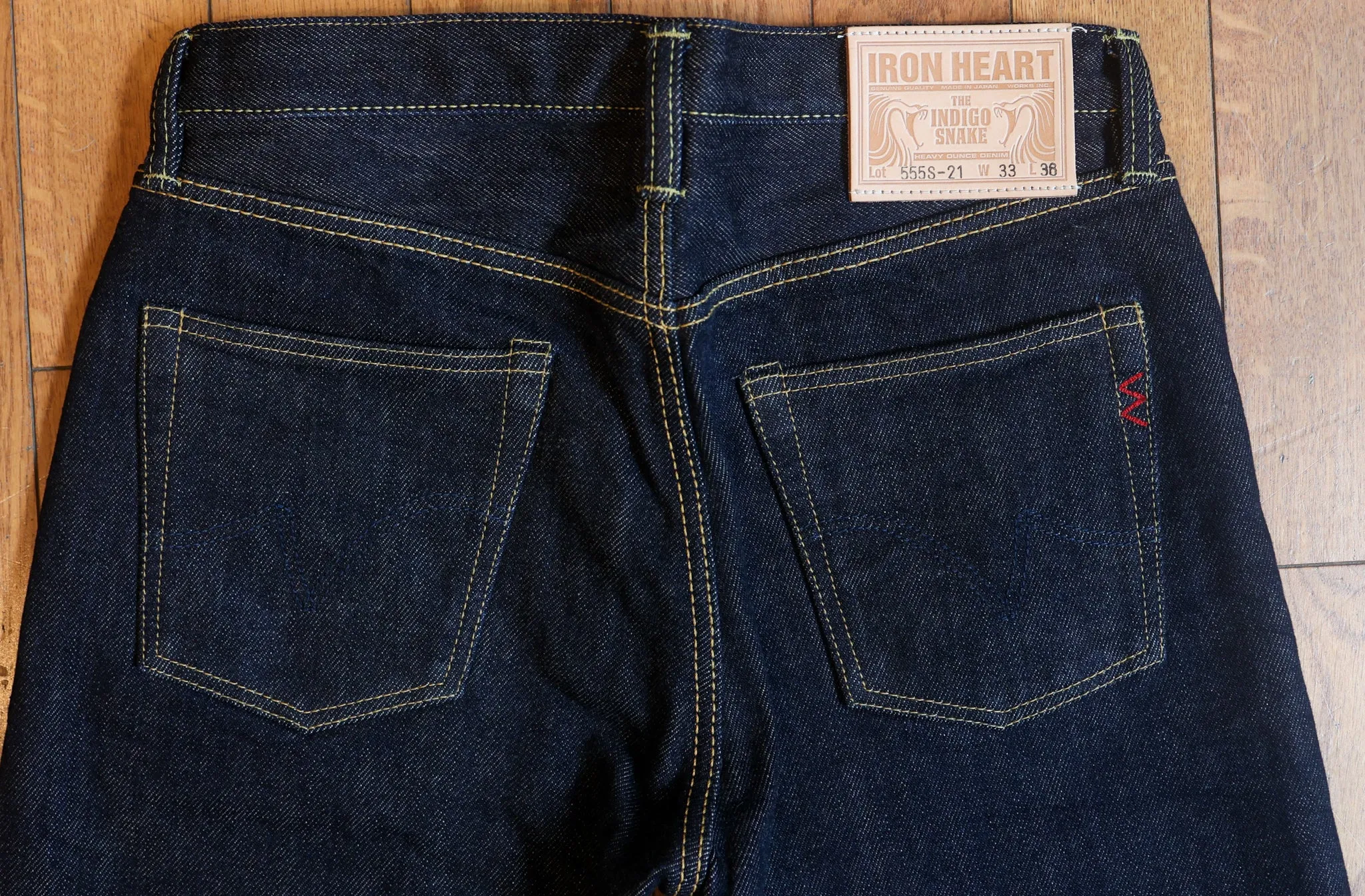 Iron Heart IH-555S-21 - 21oz. Selvedge Denim Super Slim