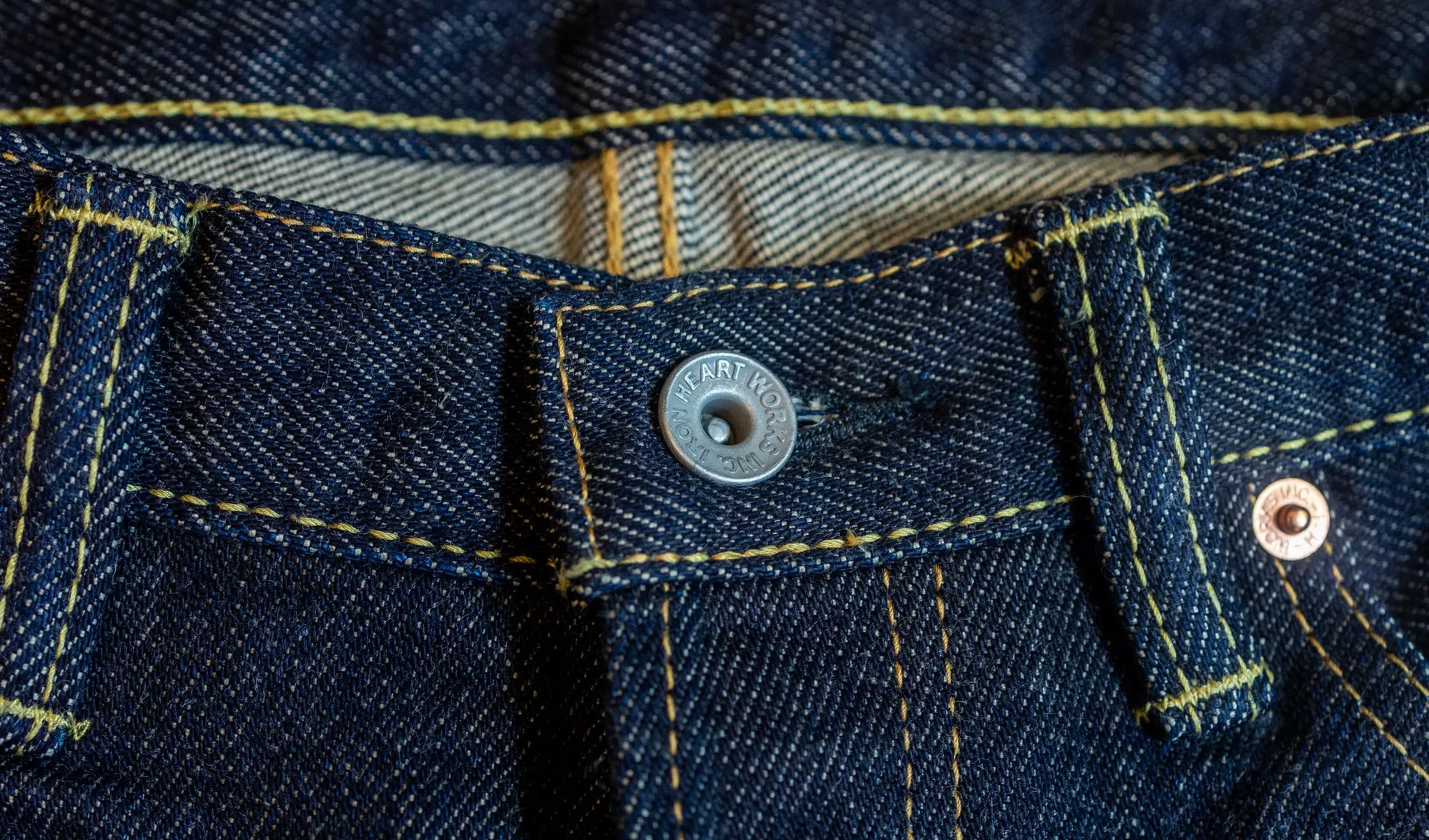 Iron Heart IH-555S-21 - 21oz. Selvedge Denim Super Slim