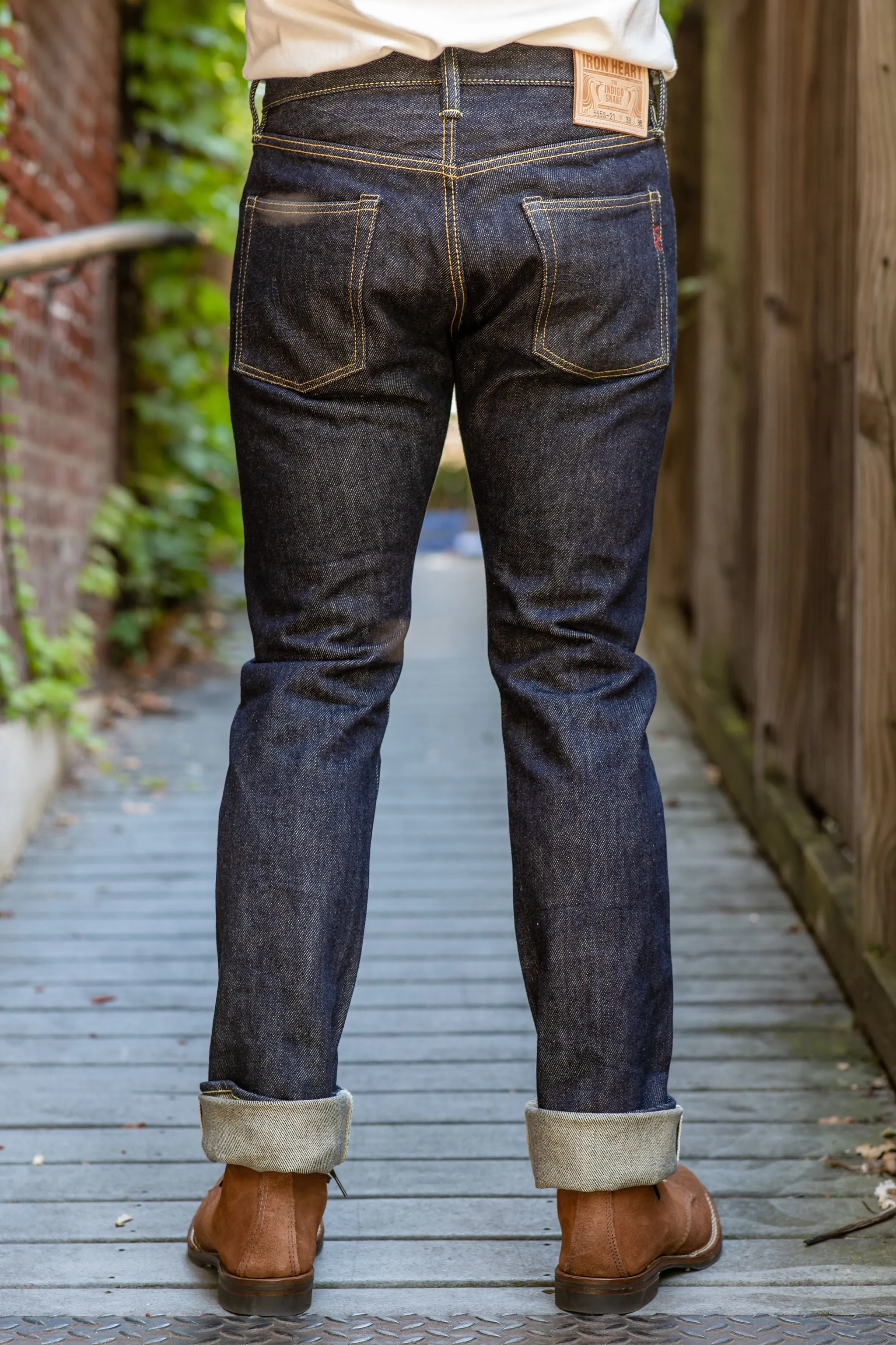 Iron Heart IH-555S-21 - 21oz. Selvedge Denim Super Slim