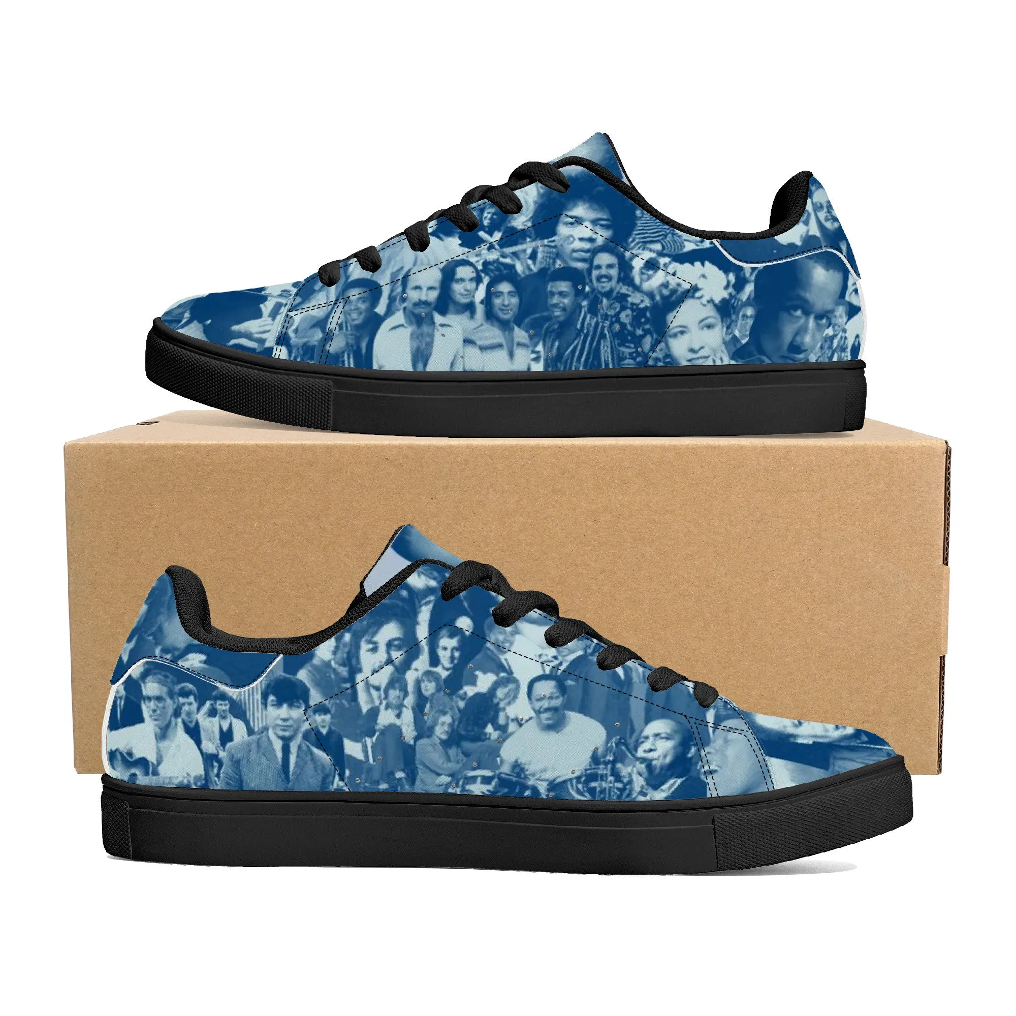 Jazz Sneakers - Black | Low Top Customized | Shoe Zero