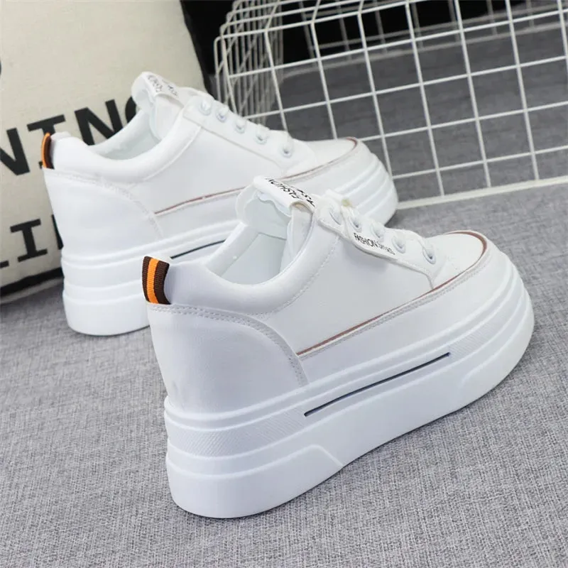 Joskaa 2024 New White Sneakers Platform