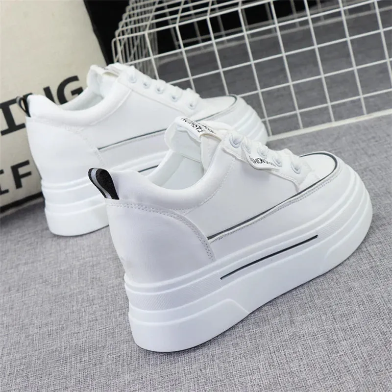 Joskaa 2024 New White Sneakers Platform