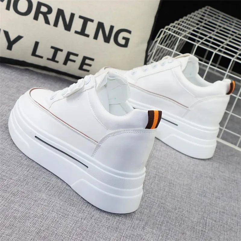 Joskaa 2024 New White Sneakers Platform