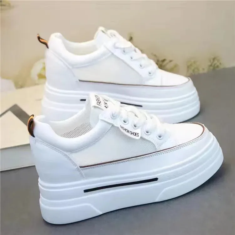 Joskaa 2024 New White Sneakers Platform