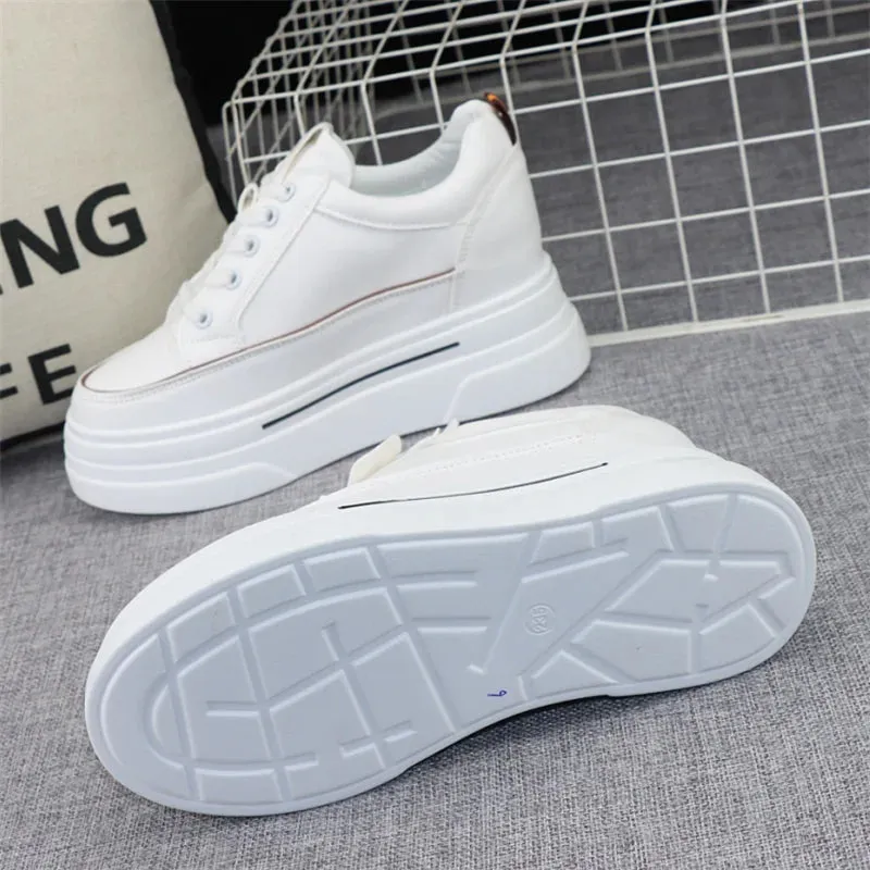 Joskaa 2024 New White Sneakers Platform