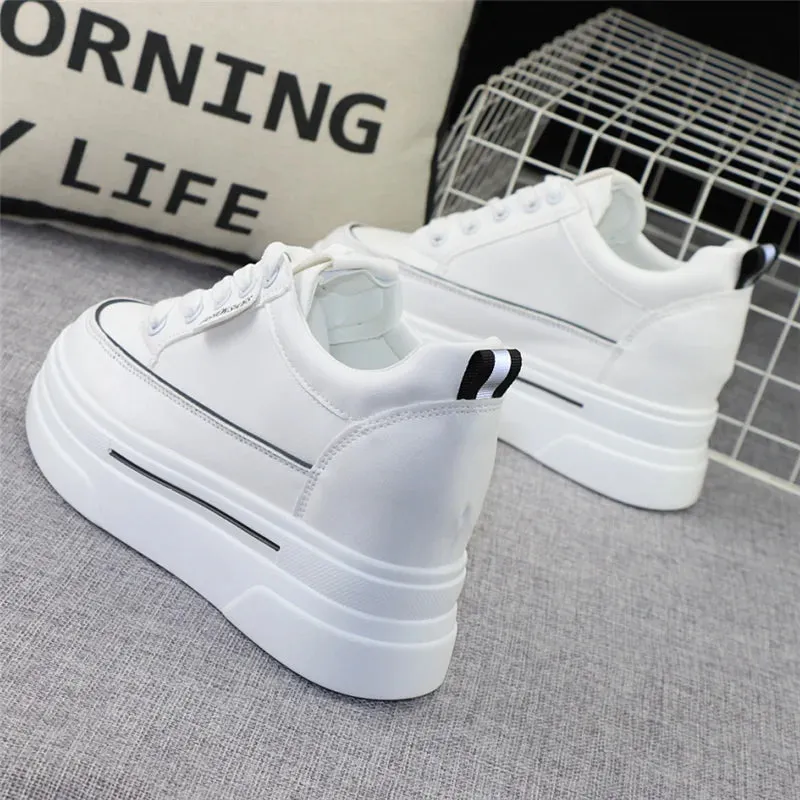 Joskaa 2024 New White Sneakers Platform