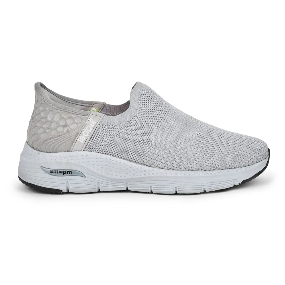 Leap7x By Liberty Men EAZY-M L.Grey Sports Non Lacing Shoes