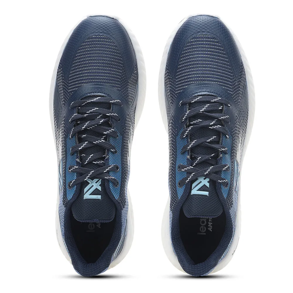 Leap7x by Liberty Men NITSOFT-1E N.Blue Sports Lacing Shoes