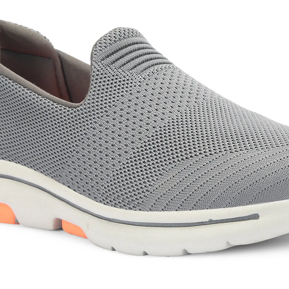 Leap7x By Liberty Men RW-08 Grey Sports Walking Shoes