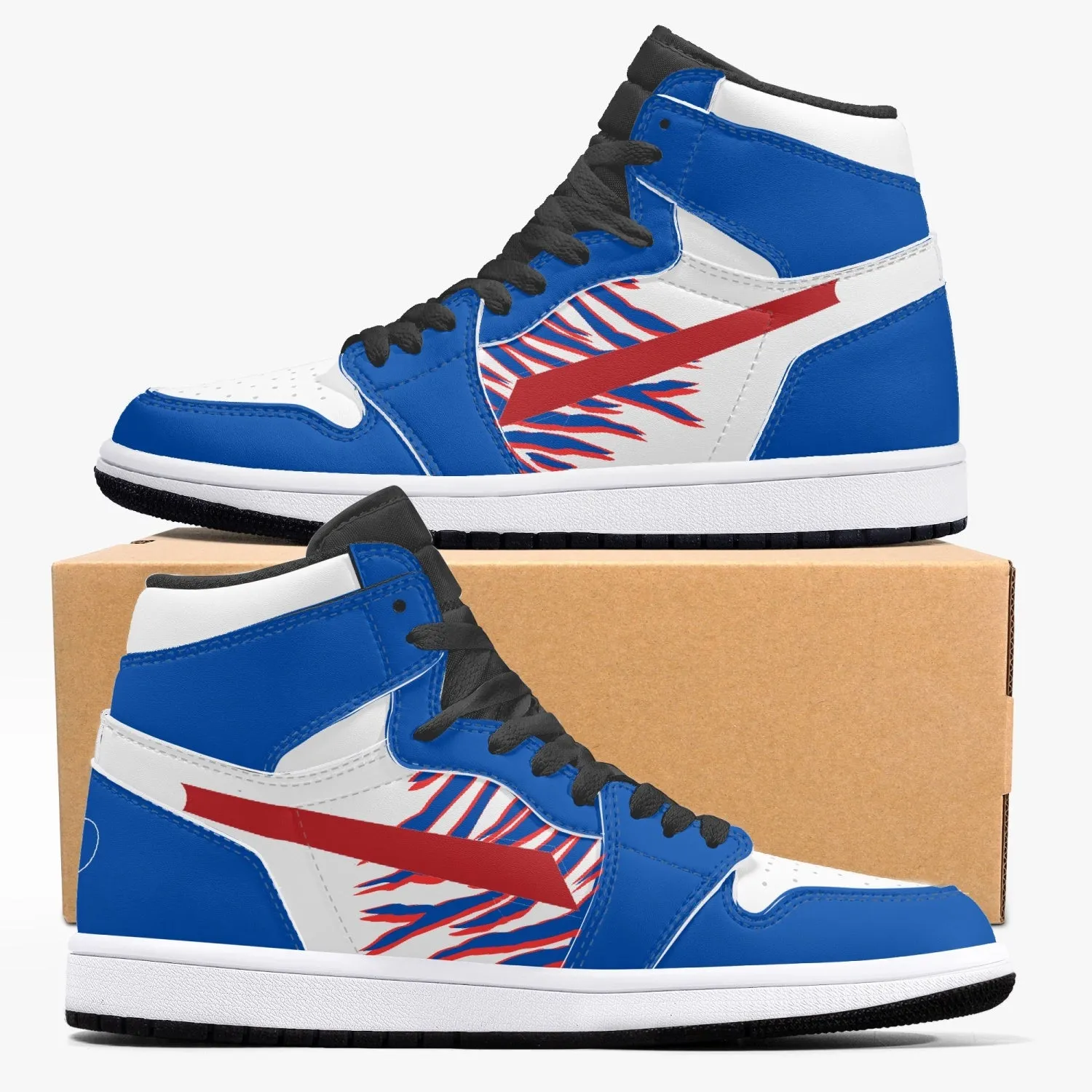 Let's Go Buffalo Jordan 1 Style High Top Sneaker