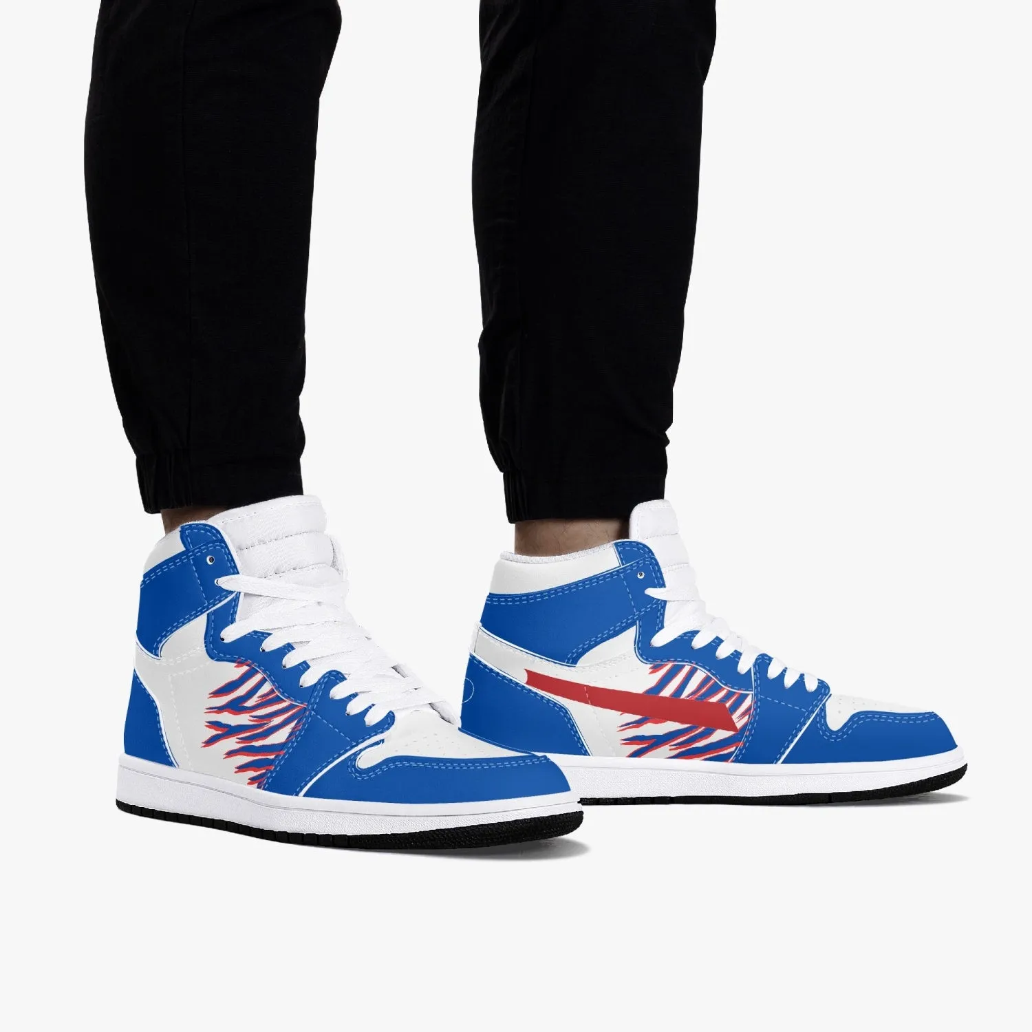 Let's Go Buffalo Jordan 1 Style High Top Sneaker