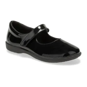 Lexi Kid's Leather Mary Jane - Black Patent