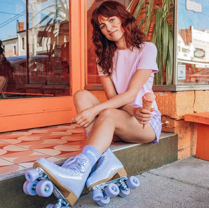 Lilac Glitter Impala Roller Skates