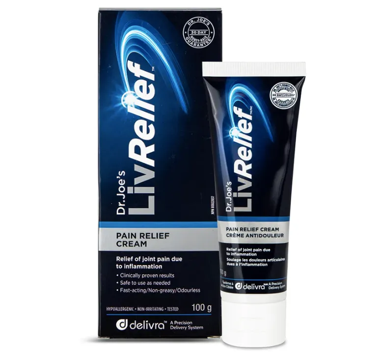 LIQUIDATION Dr. Joe's LivRelief Pain Relief Cream - FINAL SALE/NO RETURNS***