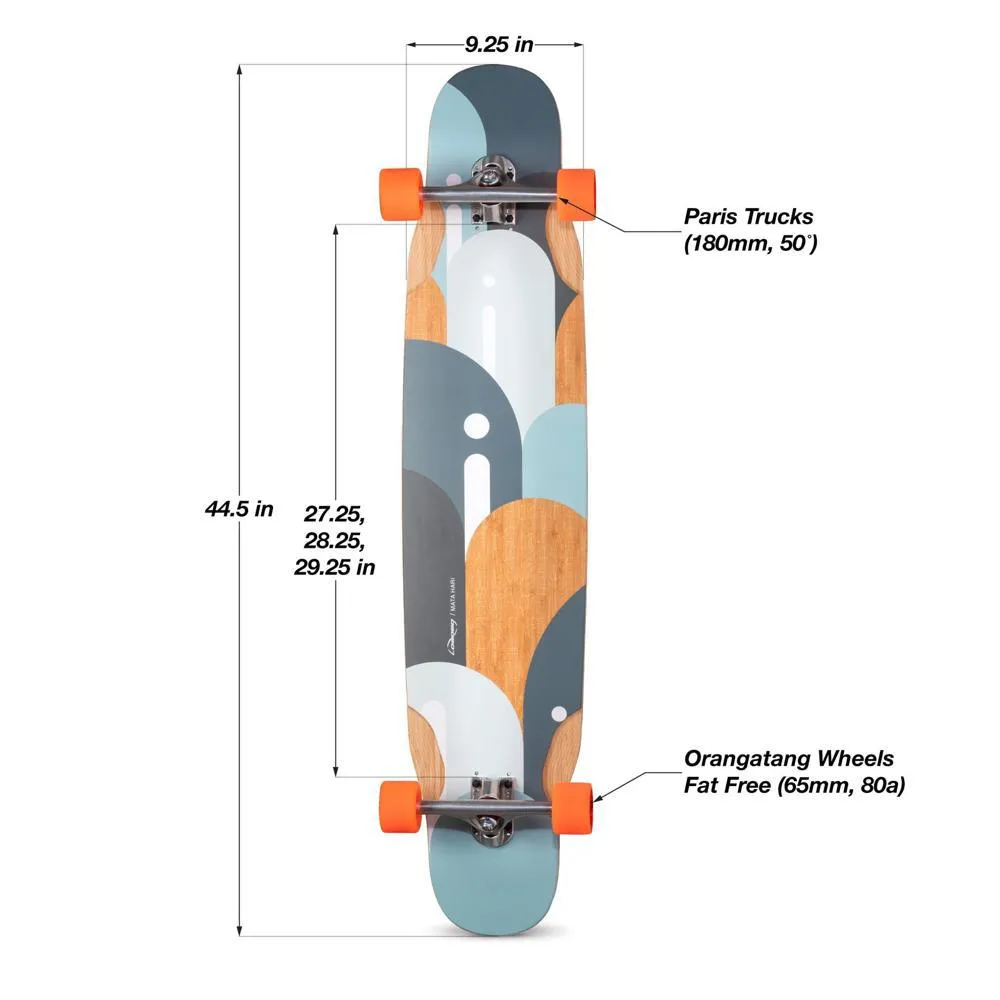 Loaded Boards Mata Hari Bamboo 44" Dancing Longboard