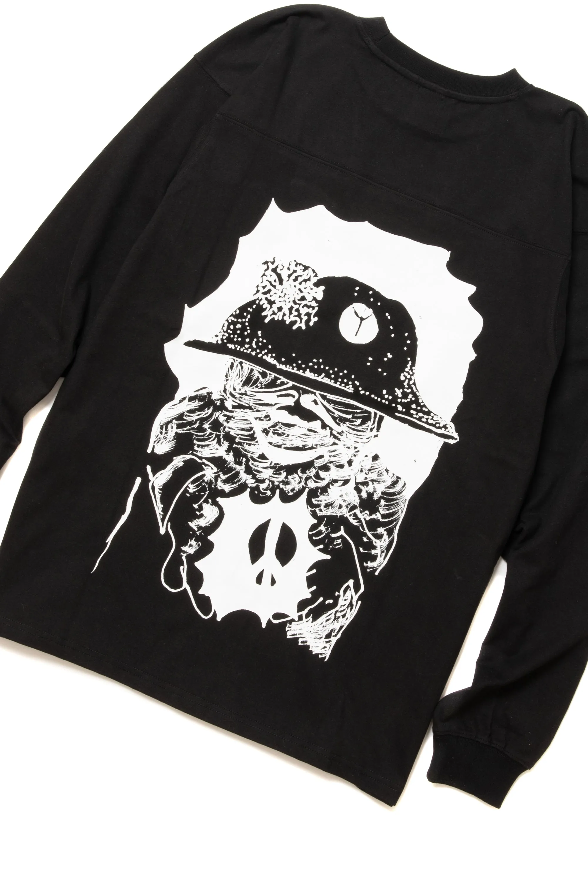 LOLA'S HARDWARE X hagt PEACE SYSTEM L/S TEE BLACK