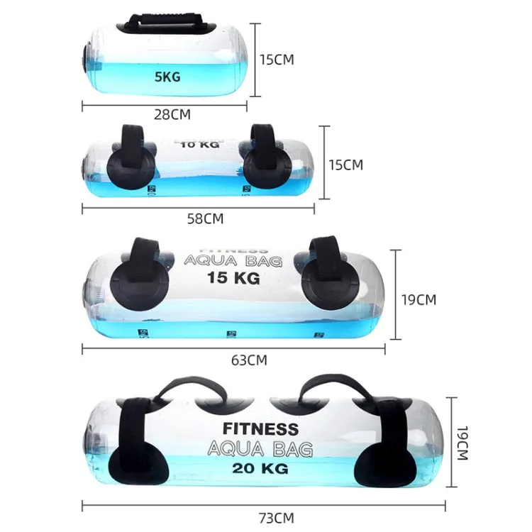 LS-SD2 Weighted Fitness Water Bag Physical Fitness Equipment, Specification: 28x15cm 5kg