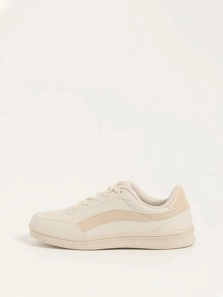 LUNA BLU Beige Trainer Sneakers