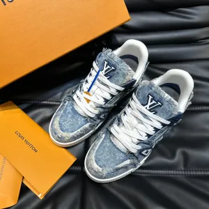 LUV Trainer Blue Denim Sneakers -070