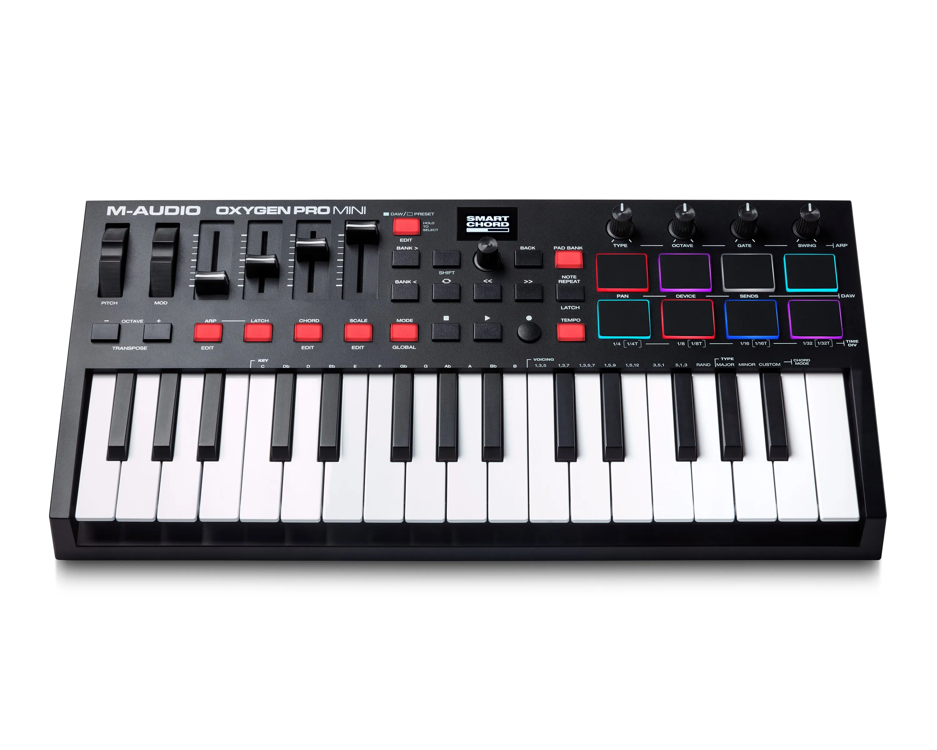 M-Audio OXYGEN PRO MINI 32-Mini-Key USB MIDI Controller