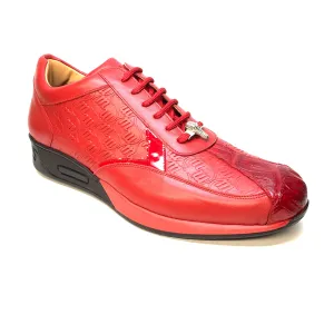 Mauri M770 Red Crocodile Sneakers