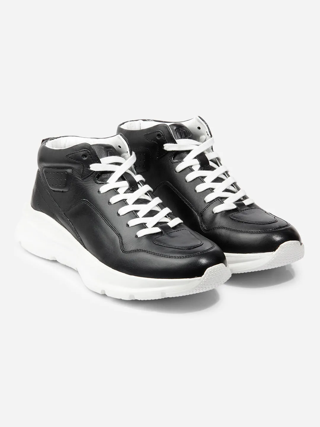 Men Black Leather Sneaker (ID3093)