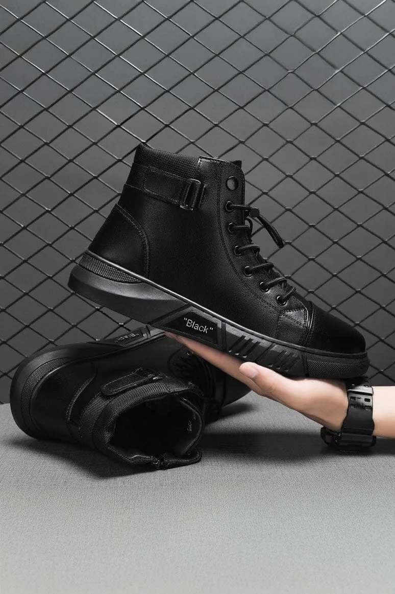 Men's High Top Lace-Up Sneakers