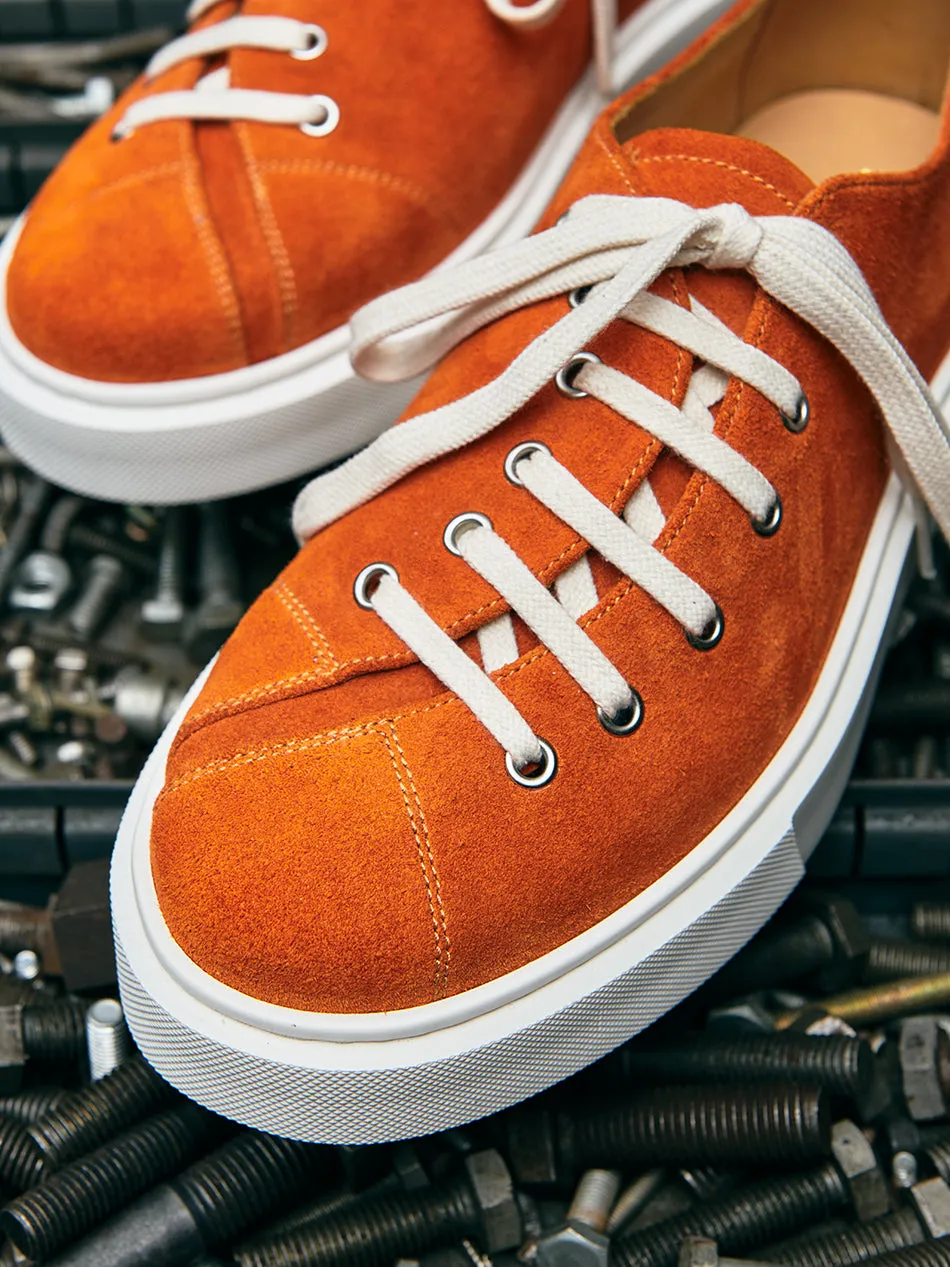 Men's Low Top Sneakers Orange