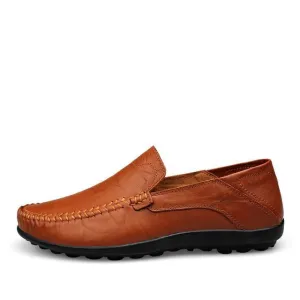 Mens Vegan Leather Anti Skid Loafers