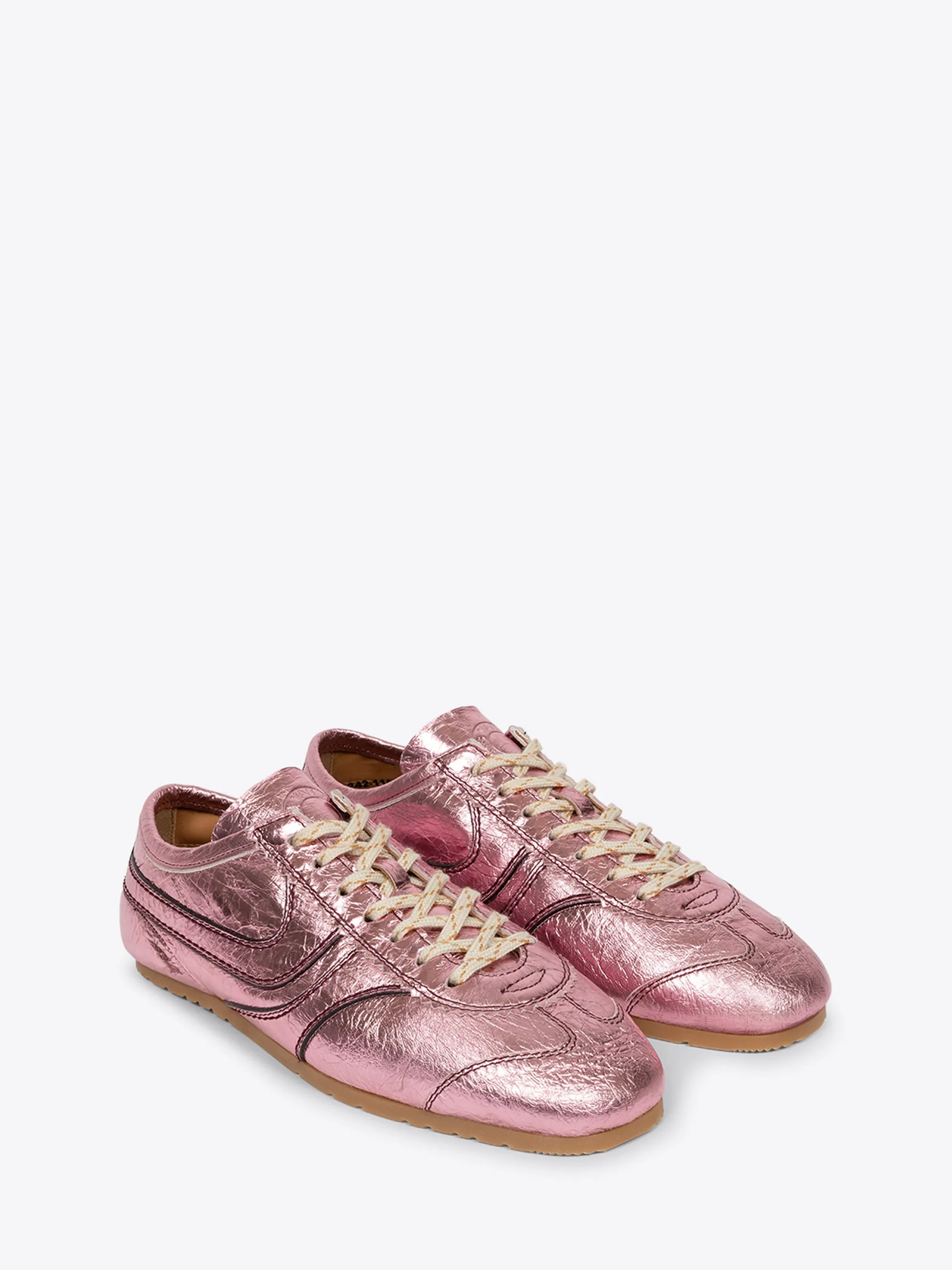 Metallic sneakers