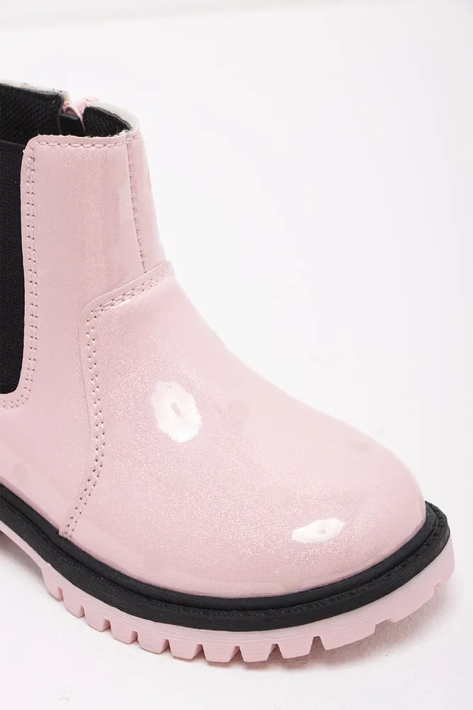 Minnie Mouse Chelsea Boot Pink