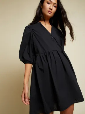 Nation LTD - Fannie Easy Dress in Jet Black