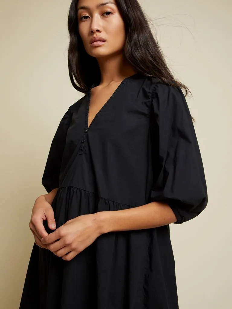 Nation LTD - Fannie Easy Dress in Jet Black