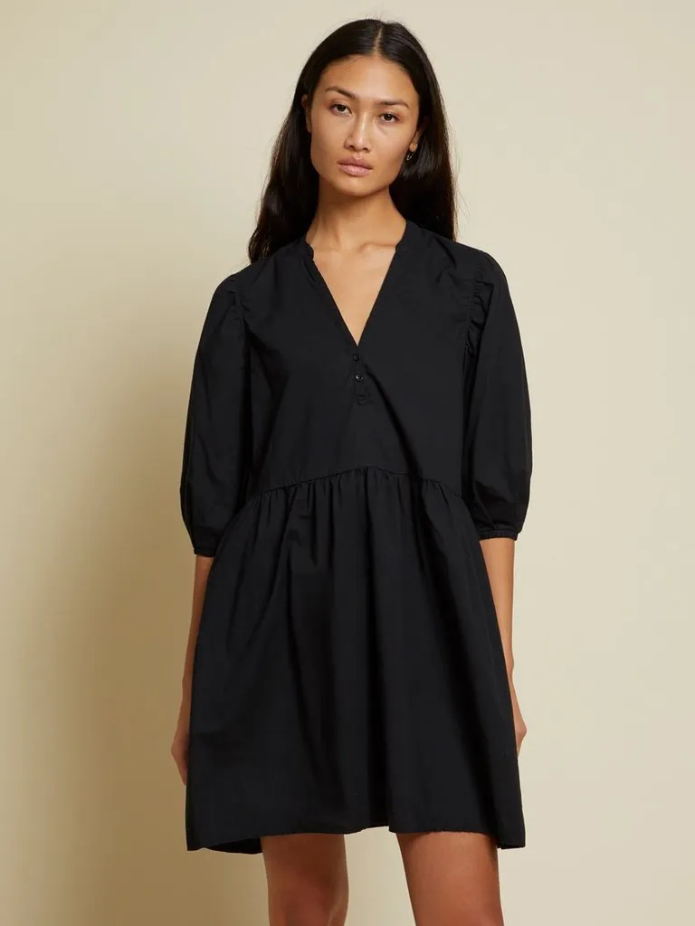 Nation LTD - Fannie Easy Dress in Jet Black