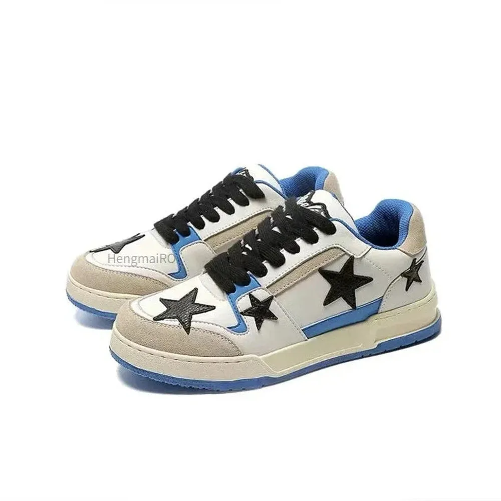 Nejma Platform stars multicolor shinny retro sneaker