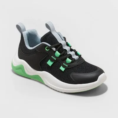 New - Kids' Nate Performance Sneakers - All in Motion Black 2