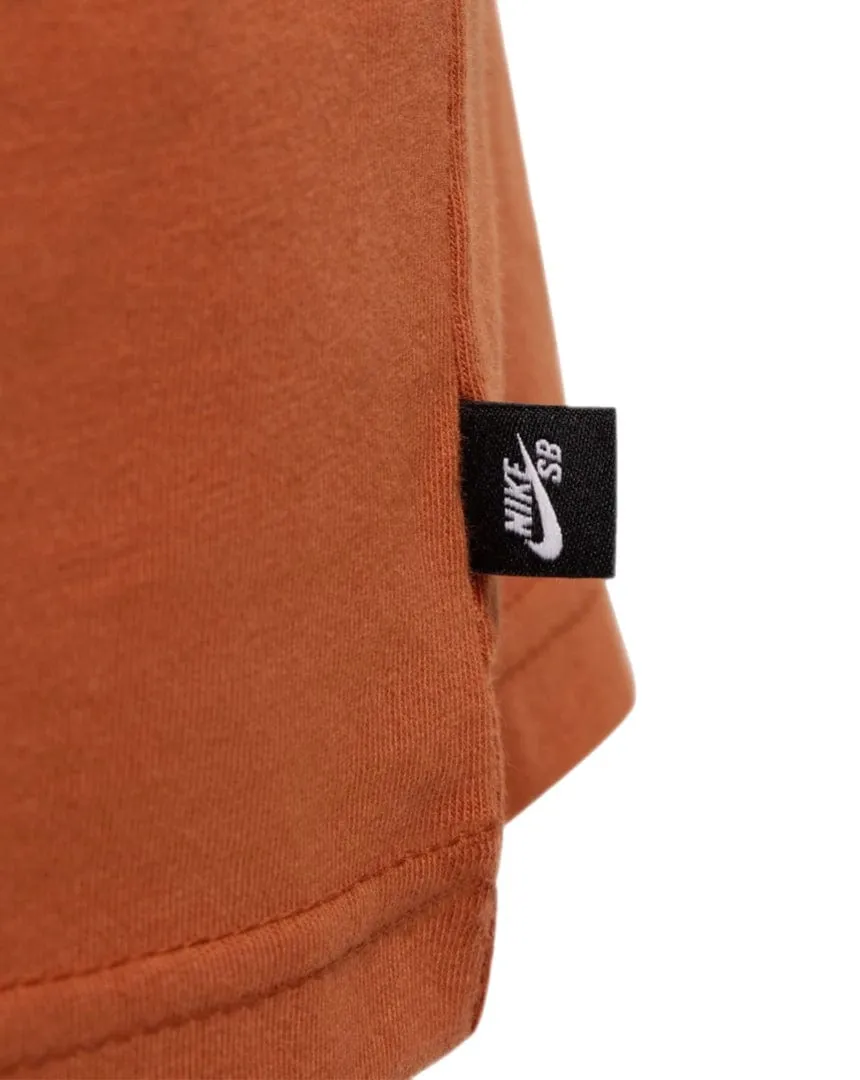 Nike SB Logo Tee - Dark Russet