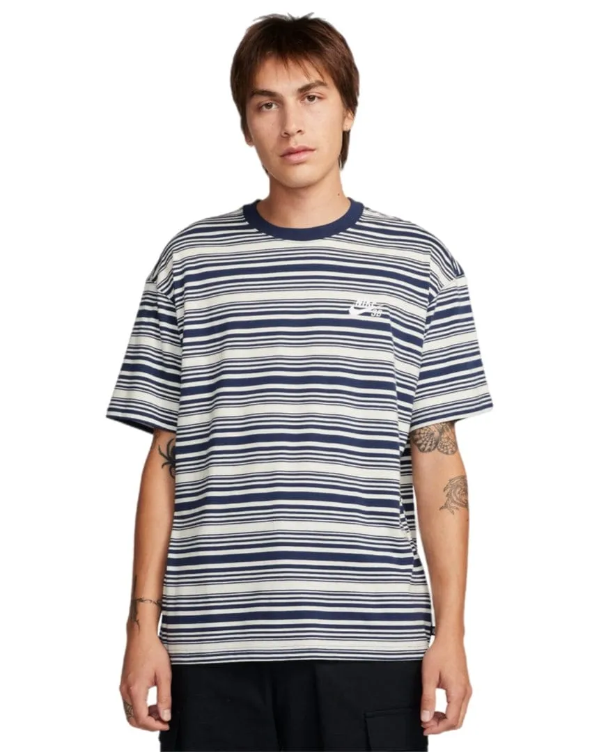 Nike SB Max 90 Striped Tee - Midnight Navy