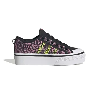 Nizza Zebra Print Platform Sneakers