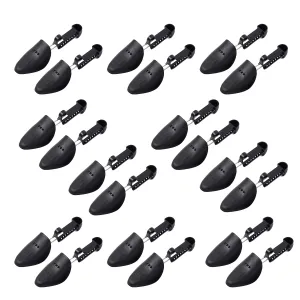 Noa 10 Pairs Form Plastic Shoe Tree For Women With Adjustable Length And Shoe Stretcher