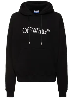 Off-White   Big Bookish skate cotton hoodie 