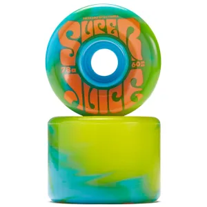 OJS WHEELS SUPER JUICE BLUE/YELLOW 78A (60MM)