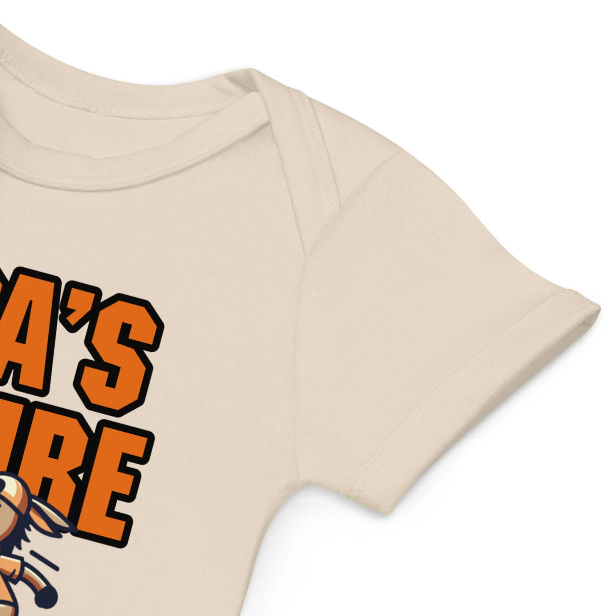 Organic Cotton Baby Bodysuit Papa’s Future Skater