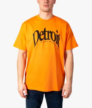 Oversized Detroit Arch Logo T-Shirt